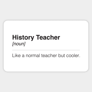 History Teacher Sticker